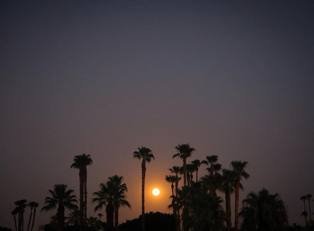 Zaćmienie Księżyca, Palm Springs 