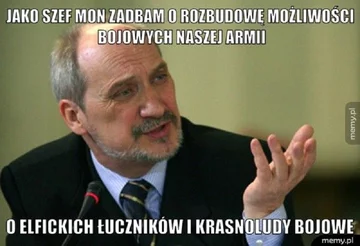Mem z Antonim Macierewiczem 