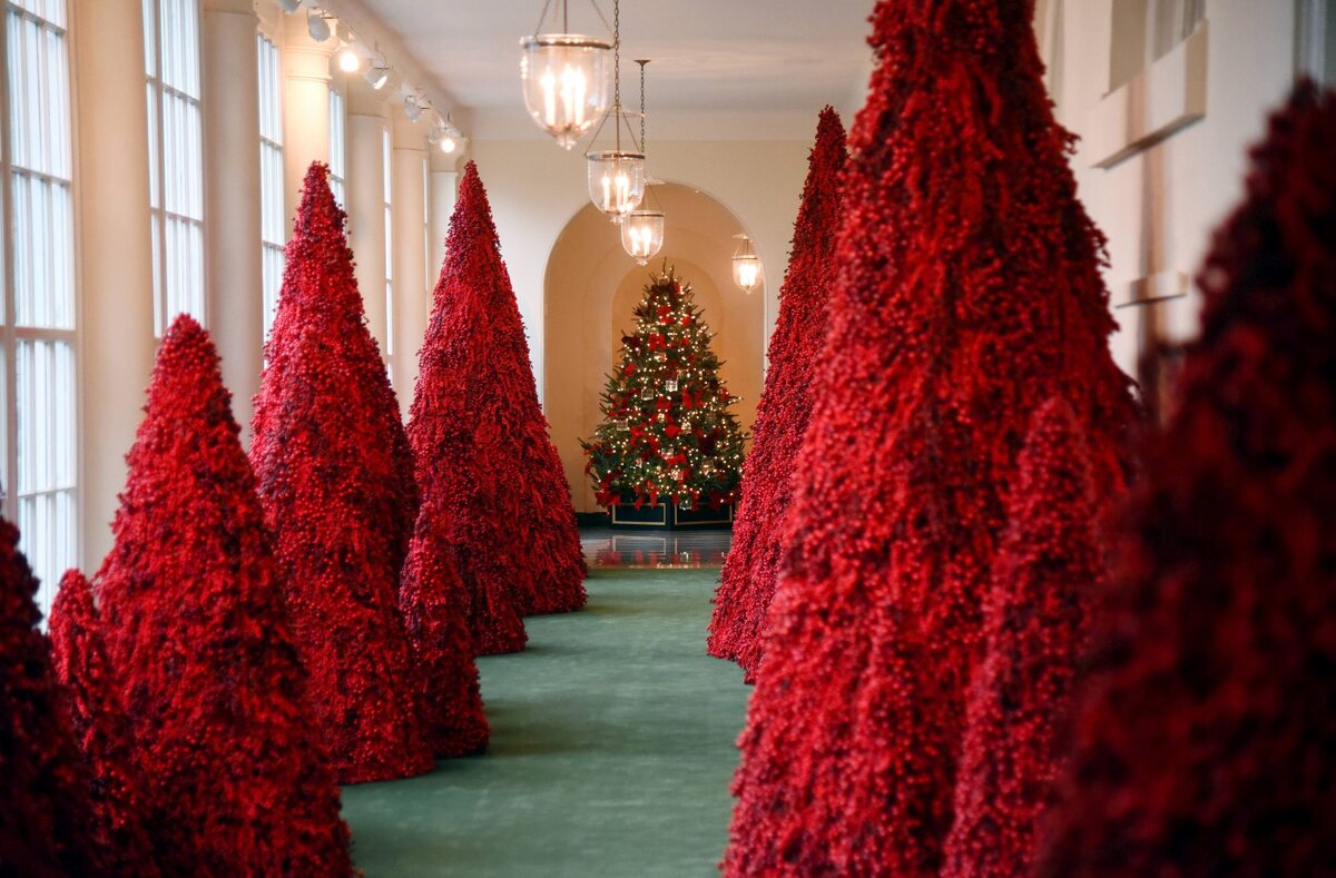 Świąteczne dekoracje w Białym Domu 