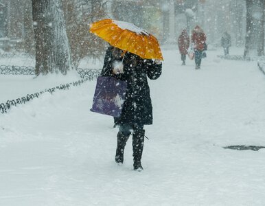 Miniatura: Mróz, opady śniegu i deszczu ze śniegiem....