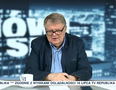 Miniatura: Szokujący telefon na antenie TV Republika....