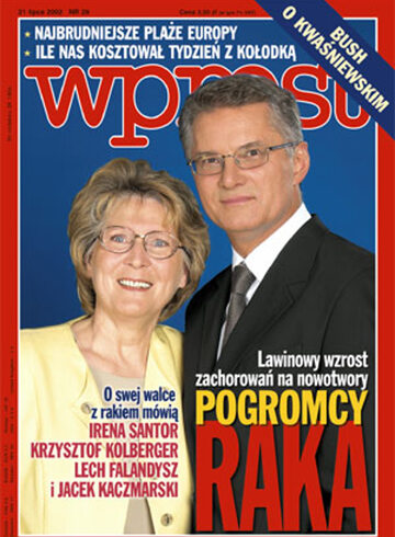 Okładka tygodnika Wprost nr 29/2002 (1025)