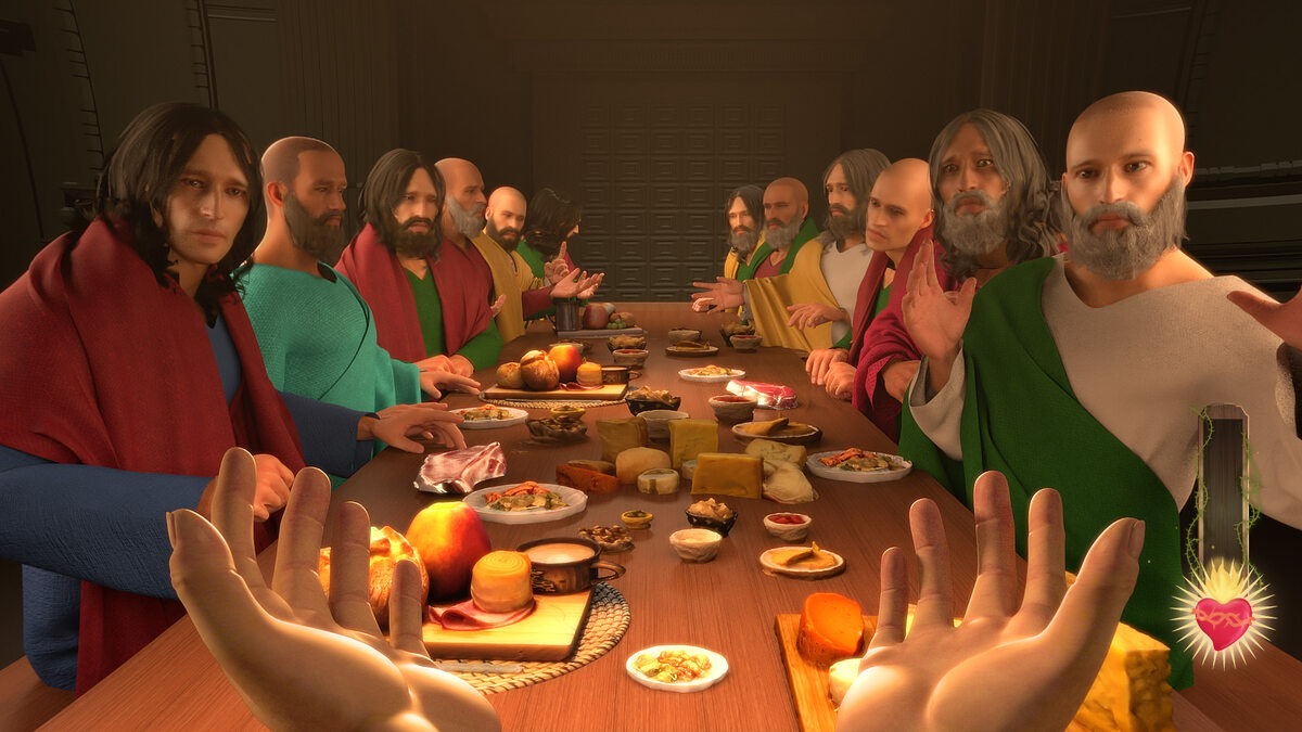 Screen z gry „I am Jesus Christ” 