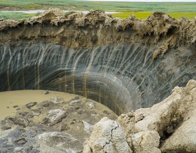 Miniatura: Tajemnicze wyrwy w wiecznej zmarzlinie....