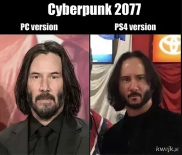 Mem po premierze Cyberpunka 2077 