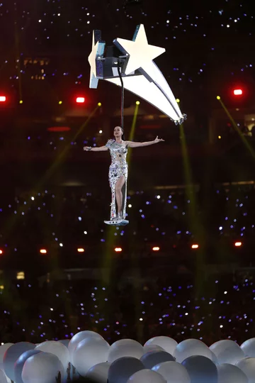 Katy Perry podczas Super Bowl (fot.NFL.com)