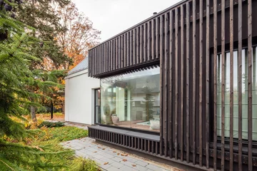 Dom jednorodzinny w Michałowicach, projekt Tissu Architecture 