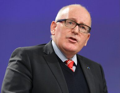 Miniatura: Frans Timmermans przyjedzie do Polski....