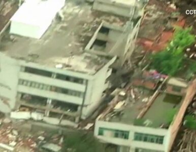 Miniatura: Ogromne zniszczenia po trzęsieniu ziemi....
