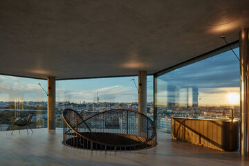 Penthouse z&nbsp;ogrodem na&nbsp;dachu, projekt Petr Janda