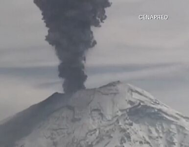 Miniatura: Kilka erupcji wulkanu w Meksyku. Groźny...