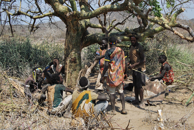 Populacja Hadza w Tanzanii