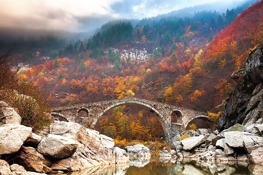 Diabelski Most w górach Rhodope, Bułgaria