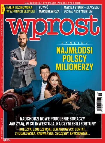 Okładka tygodnika Wprost nr 46/2019 (1911)