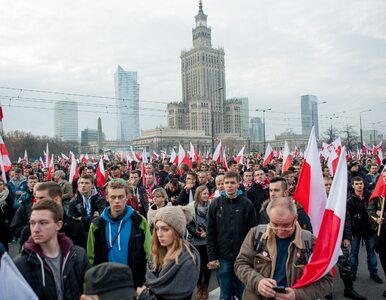 Miniatura: Marsz Niepodległości pod hasłem "Polska...