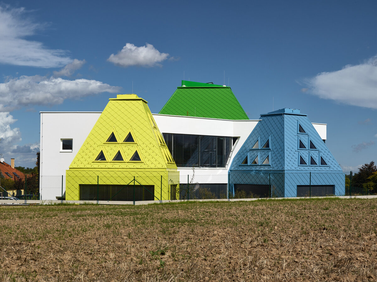Kolorowe przedszkole, projekt David Kraus Linka, David Kraus, przedszkole