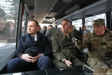 Andrzej Duda w koreańskiej strefie zdemilitaryzowanej 