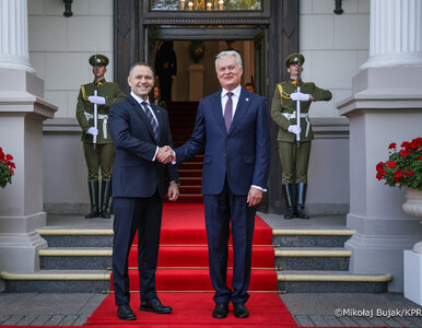 Miniatura: Po rozmowie z prezydentem Litwy Nawrocki...