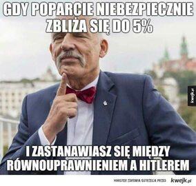 Miniatura: Janusz Korwin-Mikke kończy 77 lat - memy