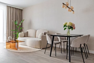 Miękka nowoczesność. Projekt: Deer Design 