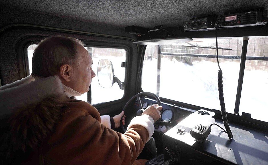 Władimir Putin na Syberii 