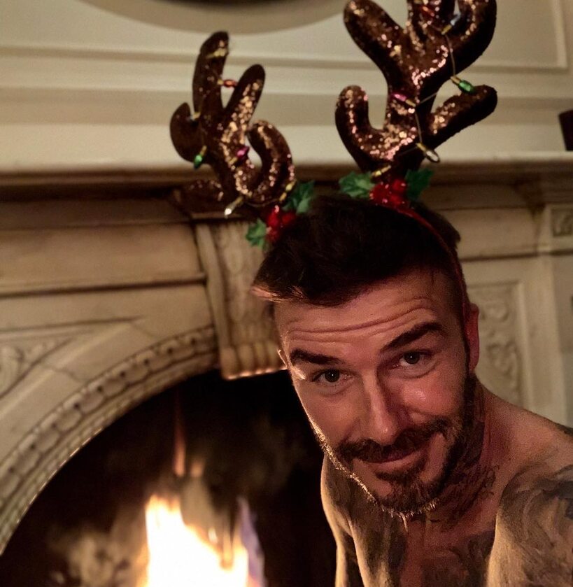 David Beckham w świątecznym wydaniu 