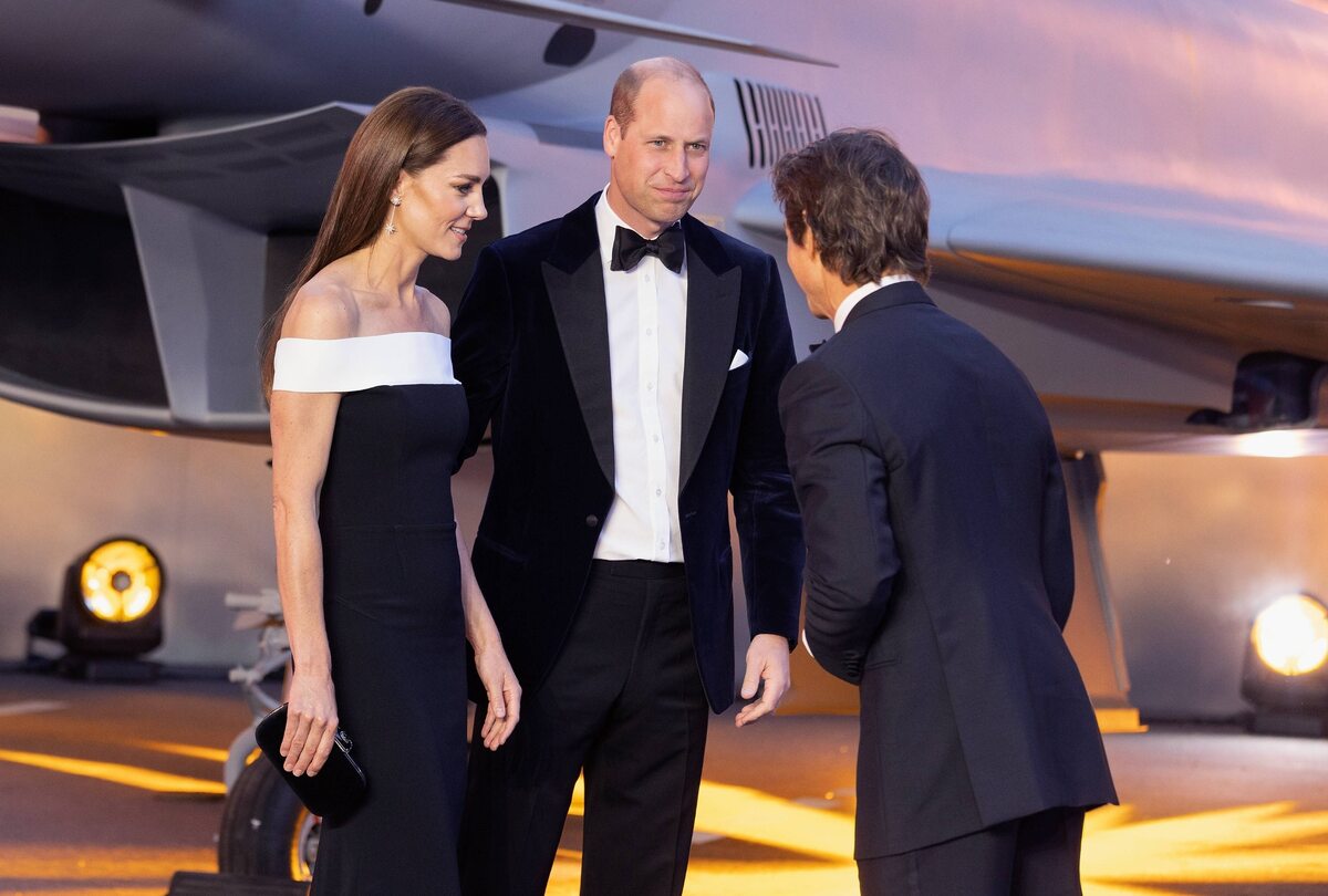 książę William, Kate Middleton, Tom Cruise 