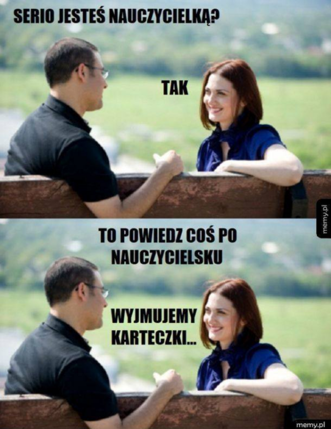 Mem na Dzień Nauczyciela 