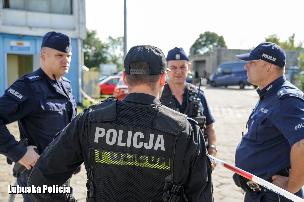Akcja policji przy ul. Owczej w Gorzowie Wielkopolskim 