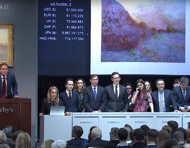 Miniatura: Ponad 425 mln złotych za obraz Moneta....