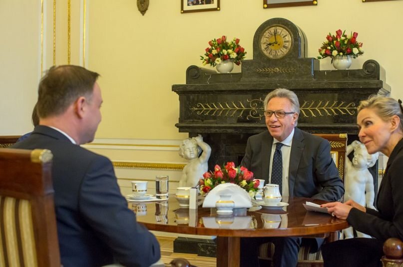 Spotkanie Andrzeja Dudy z przewodniczącym Komisji Weneckiej (fot.Prezydent.pl)
