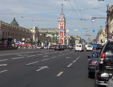 Miniatura: Petersburg: katolicy na głównej ulicy...