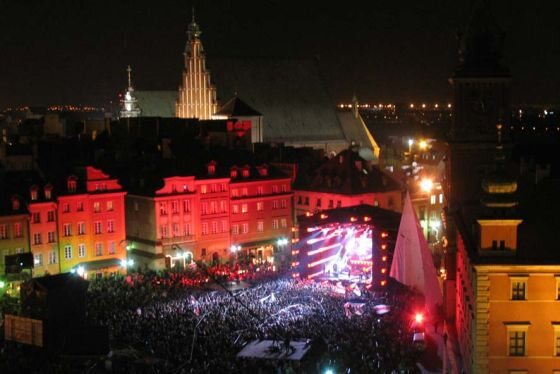 Plac Zamkowy; koncert Solidarni z Białorusią 2009