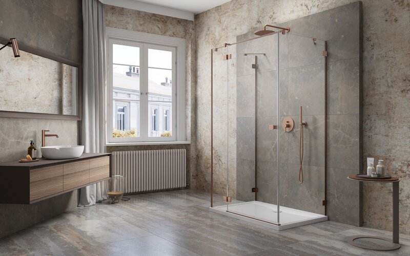 Radaway kabina prysznicowa Essenza-Pro-Brushed-Copper
