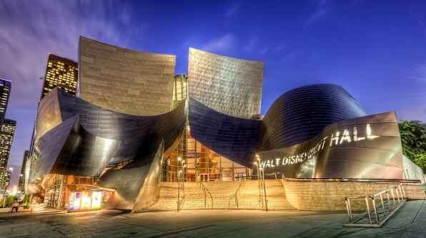 Walt Disney Concert Hall w Stanach Zjednoczonych (fot. entertainmentandart.com)