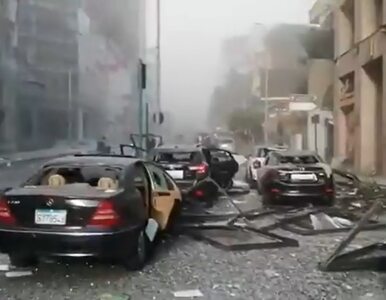 Miniatura: Ogromna eksplozja w Bejrucie. Nagrania...