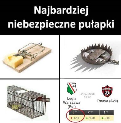 Miniatura: Memy po meczu Legia Warszawa - Spartak Trnawa