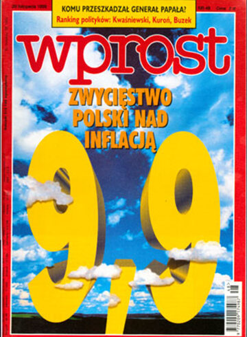 Okładka tygodnika Wprost nr 48/1998 (835)