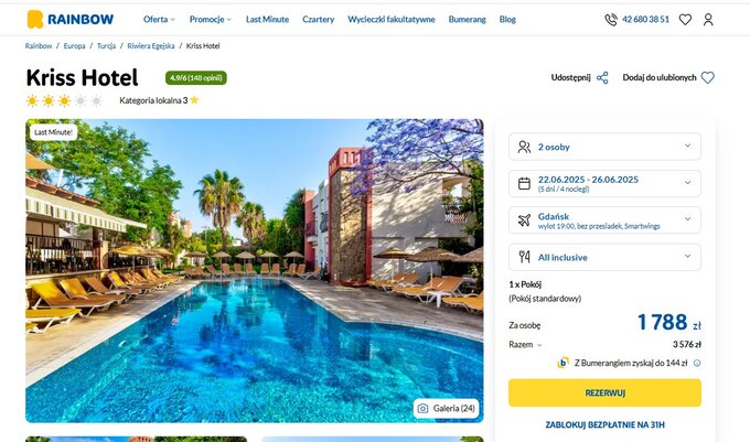 Turcja all inclusive