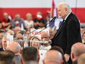 Miniatura: Kaczyński zaskoczył w Chełmie. Miny...