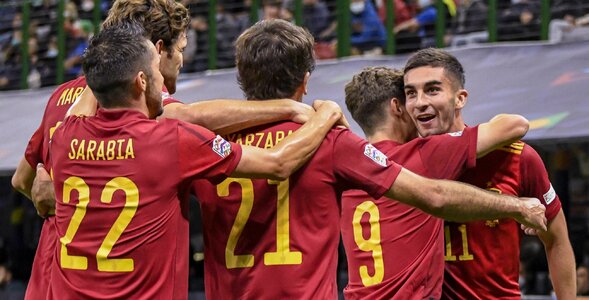 Miniatura: Reprezentacja Hiszpanii w piłce nożnej