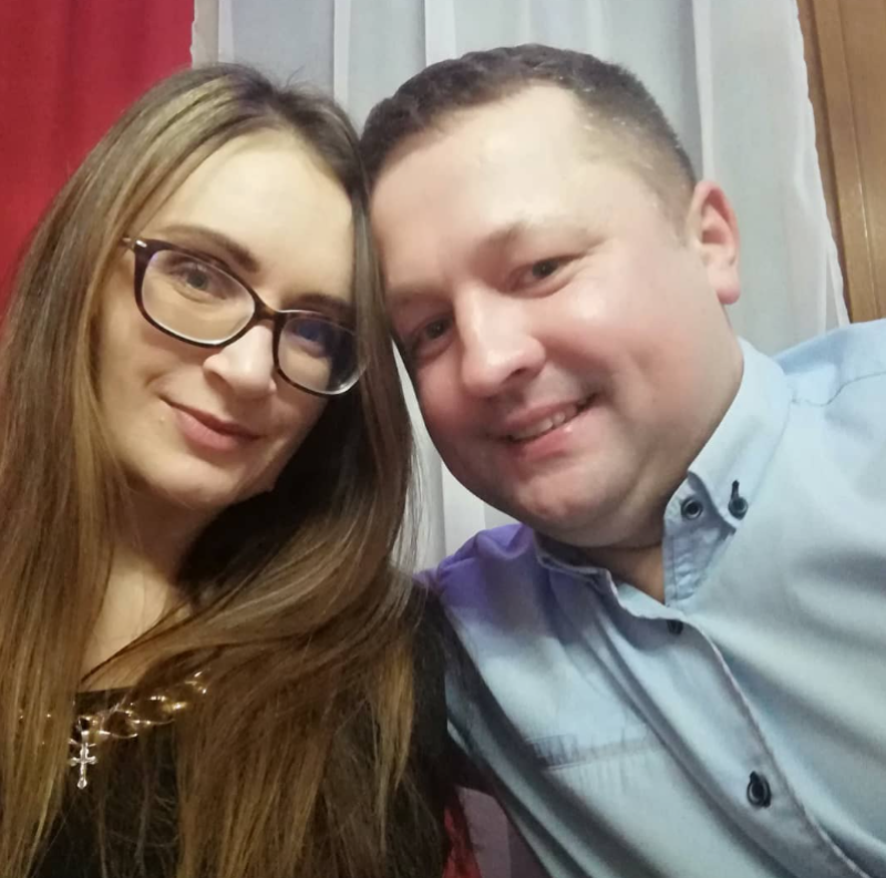 Wioleta Tyczkowska z programu „Rolnik szuka żony” i jej mąż Marek Tyczkowski 
