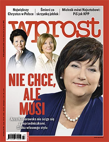 Okładka tygodnika Wprost nr 43/2010 (1446)