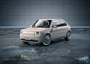 Fiat 126 jako wizja auta elektrycznego 