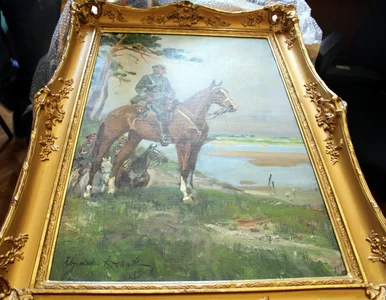 Miniatura: Policjanci odzyskali skradziony obraz...