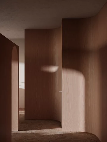 Małe mieszkanie w bloku, projekt Hi Atelier Ihor Havrylenko, Hi Atelier, jaskinia