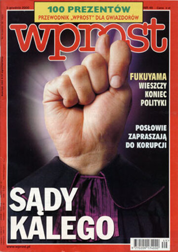 Okładka tygodnika Wprost nr 49/2000 (940)