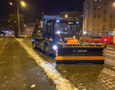 Miniatura: Intensywne opady śniegu, „szklanka” na...