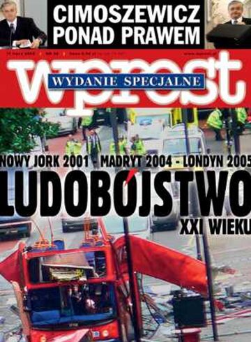 Okładka tygodnika Wprost nr 28/2005 (1180)