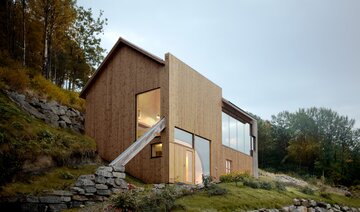 Drewniany dom w&nbsp;Ulvik, proj. Rever & Drage